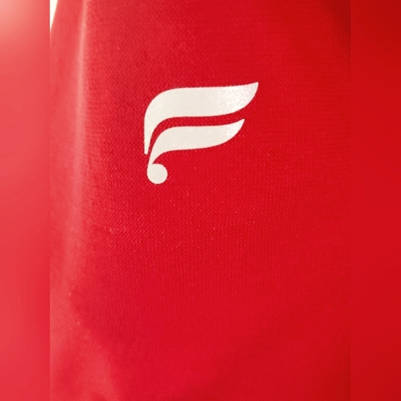 Fabletics Men's Red Short Sleeve Training Day T-shirt | Medium - Picture 4 of 5